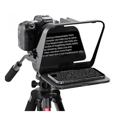 ULANZI RT02 Universal Teleprompter for Camera ,Tablet and Smartphone with Remote Control - Image 1
