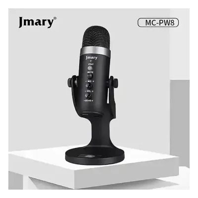 Jmary MC-PW8 Condenser USB Microphone For Podcasting, Gaming, Streaming, Recording,  Mobile Phones PC Computer & Laptop - Image 1