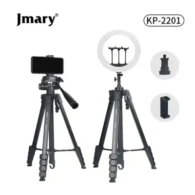 Jmary KP-2201 Tripod Stand for camera ring light mobile Tripod - Image 1