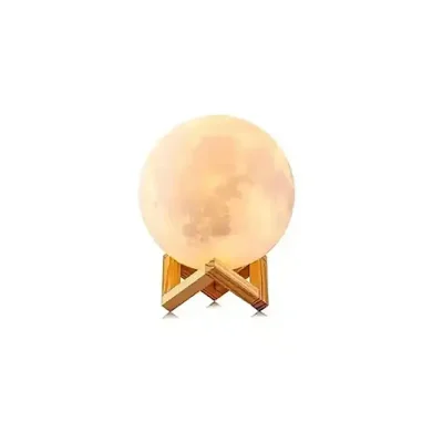 Rechargeable 3D Moon Lamp With Remote 8Cm - Image 1