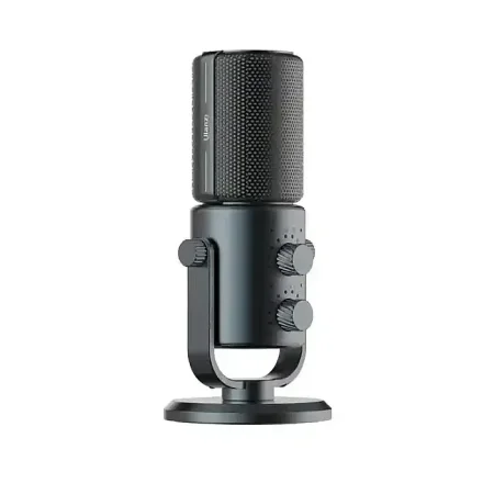 Ulanzi DCM-05 RGB Noise Cancelling Condenser Microphone with Cardioid Polar Pattern USB Type-C Interface for Gaming, Voice Recording, Podcasting, Conferencing, and Live Streaming