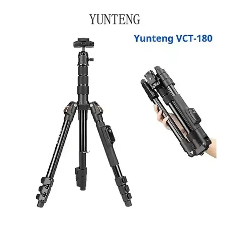 Yunteng VCT-180 Tripod High-end, Compact Camera and Phone Tripod, with Remote Control
