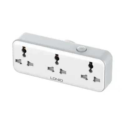 LDNIO SC3317 3 AC Outlets Portable Extension Power Socket - Image 1