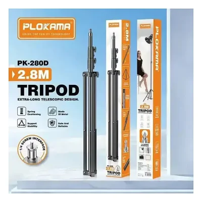 Plokama PK-280D 2.8m professional Camera Tripod stan - Image 1