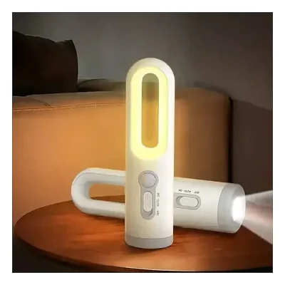 LED Light 2 in 1 Portable Flashlight Motion Sensor Bedroom Bathroom Reading Camping Lighting Baby Feeding Eye Care Bedside - Image 1