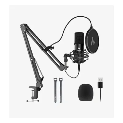 Maono AU-A04 192KHZ/24BIT Plug & Play USB Microphone set - Image 1