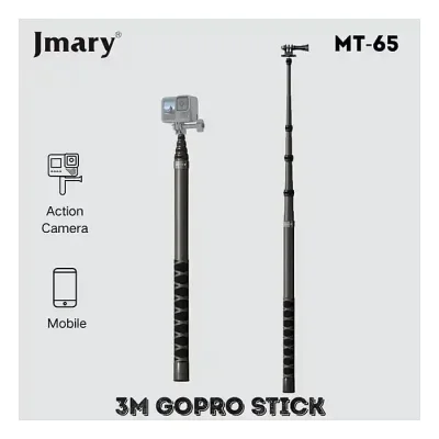 Jmary MT-65 Carbon Fiber GoPro Selfie Stick - Image 1