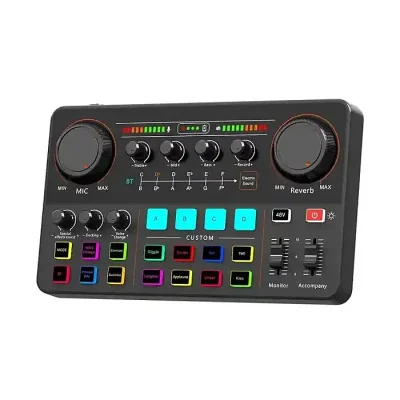 P300 Audio Live Sound Card Streaming Podcast Accessories Mixer Sound Card Audio Voice Podcast - Image 1