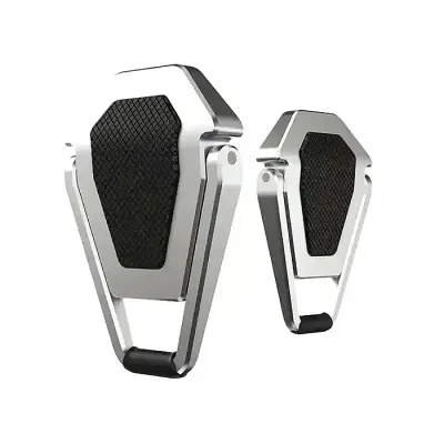 1-Pair Metal Universal Foldable Laptop Stand Office Work Non Slip Desktop Adjustable Laptop Cooling Stand - Image 1