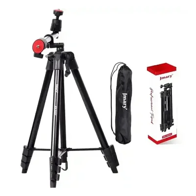 Jmary KP-2207 Professional Heavy Duty Aluminum Extendable camera Tripod with Mobile Holder UNC 1/4 Screw - Image 1