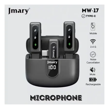 Jmary MW-17 2.4G Wireless Microphone for Mobile