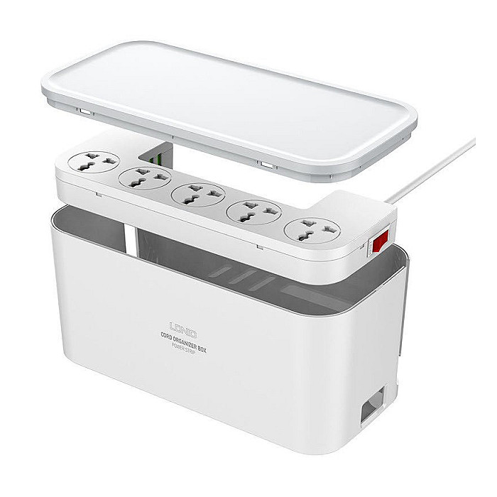 LDNIO SC5309 Power Strip Management Box With 5 Outlets and 3 USB...
