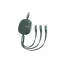Mcdodo CA-120 66W 3 in 1 VOOC SCP QC Fast Charge Retractable Data Cable 1.2m - 1