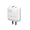 LDNIO A2316C-EU 20W Fast Travel Dual Port USB & Type-C Charger - 1