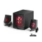 Edifier X230 2.1 Multimedia LED Lighting Bluetooth Speaker System (12 Months Official Warranty) - 1