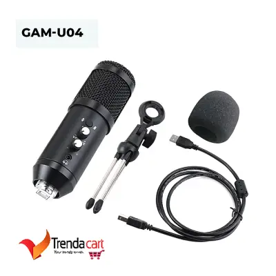 GAM-U04 Professional Computer USB Studio Condenser Microphone