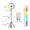 RGB soft ring light wh36 With Tripod & remote controller - 1