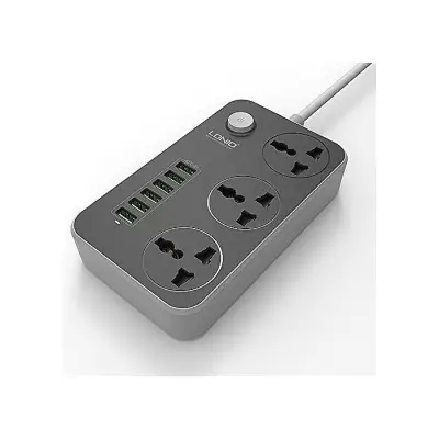 LDNIO 6 USB Ports and 3 Power Socket Extension