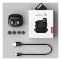 Lenovo H301 TWS Wireless Earphones Noise Reduction HiFi Bass...
