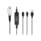 BOYA BY-BCA7 Pro XLR to Lightning & USB-A & Type-C Connectors Microphone - 1