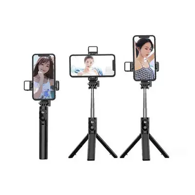 P20S 6 in 1 Extendable Foldable Handheld Selfie Stick Monopod Tripod Stand Holder