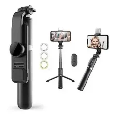 Q07 Bluetooth Selfie Stick with Light and Bluetooth Remote...