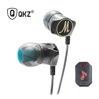 QKZ DM7 Zinc Alloy In Ear HiFi Earphone Stereo Bass Headset