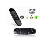 Air Mouse Remote Control Wireless QWERTY  Keyboard C120 2.4GHz ...