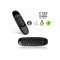Air Mouse Remote Control Wireless QWERTY  Keyboard C120 2.4GHz  for Windows Mac OS Linux Android - BLACK - 1