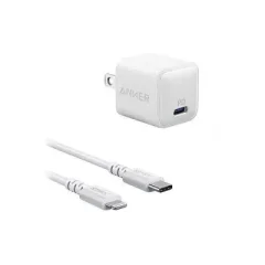 Anker PowerPort PD Nano 18W USB-C Adapter with Charging Cable