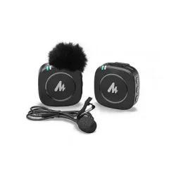 Maono WM820 Real-time Monitoring and Mute Wireless Lavalier...