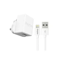 Energizer Lightning UK Charger With Lightning Cable (ACA1AUKCLI3)