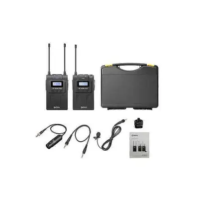 Boya BY-WM8 Pro-K1 UHF Dual Channel Wireless Microphone