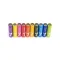 Xiaomi AAA Rainbow Zi7 Alkaline Battery 10pcs - 1