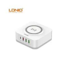 LDNIO AW004 32W 5 in 1 Charging Station with 15W Wireless Charger