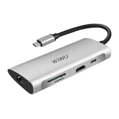 WIWU Alpha A831HRT 8 In 1 Type-C Hub