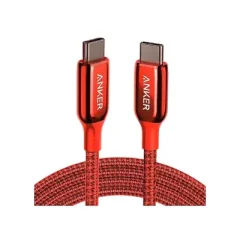 Anker PowerLine+ III USB C to USB C 2.0 Cable 6ft Red