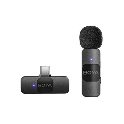 BOYA BY-V10 Ultracompact 2.4GHz  Wireless Microphone for Type-C ...