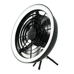 JISULIFE FA17 Outdoor LED Ceiling Fan with Long Tripod Stand