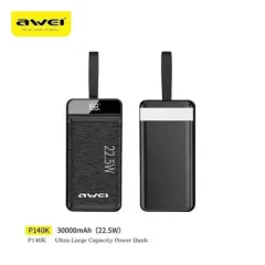 Awei P140K 30000mAh 22.5W Fast Charging Power Bank with LED...