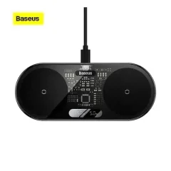 BASEUS Digital LED Display 2 in 1 20W Wireless Charger