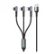 USAMS US-SJ561 U80 3 in 1 Elbow Fast Charging Digital Data Cable 66W - 1