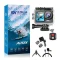Ausek AT-M40R 5K Ultra HD Dual Screen 5K/4K Waterproof Action Camera With Extranal Microphone and Remote - 1