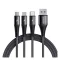 Joyroom S-1230G4 3 in1 charging cable lightning+typec+ micro 1.2M - 1