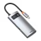 Baseus Metal Gleam Series 4-in-1 Multifunctional Type-C HUB Docking Station - 1