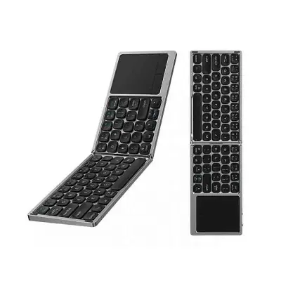 WiWU FMK-04 Fold Mini Rechargeable Wireless Keyboard with Touch Pad