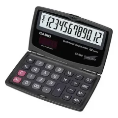 Casio SX-220-W Portable Type 12 Digits Calculator