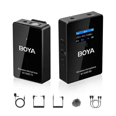 Boya BY-EM5-K1 UHF Wireless Microphone