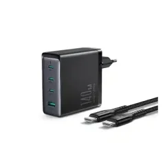 JOYROOM GaN Ultra JR-TCG05 140W 3C1A Fast Charger With C To C...