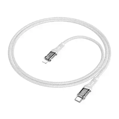 HOCO U111 Transparent Discovery Edition 60w PD Type-C to iPhone PD Fast Charging Data Cable